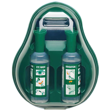 AEROWASH Drop Eyewash Station (2 x 500mL bottles) - AWDS01 , 