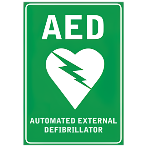 CARDIACT AED Sticker 22.5 x 30cm - CA-05 , 