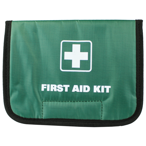 AEROBAG Green Fold-Over First Aid Bag 21.5 x 4.5 x 15.5cm - FABG01 , 