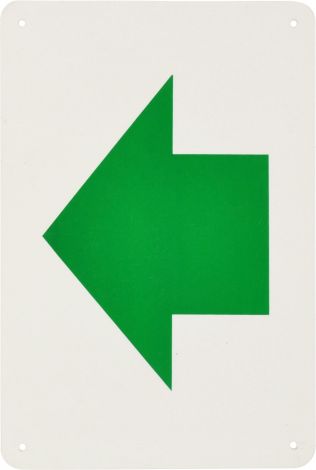 Sign - Arrow 135 x 200mm P - G2 , 