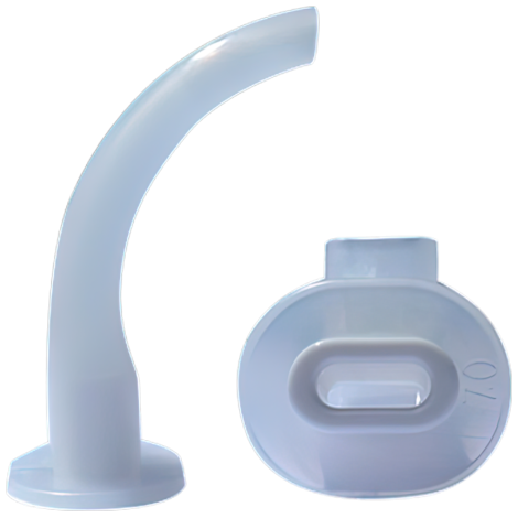 #1 Adolescent Disposable Guedel Airway 70mm (Clear) - GAB1001 , 