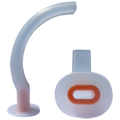 #4 Adult Disposable Guedel Airway 100mm (Red) - GAB1004 , 