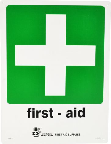 Sign - First Aid 380 x 500mm P - GS6SP , 