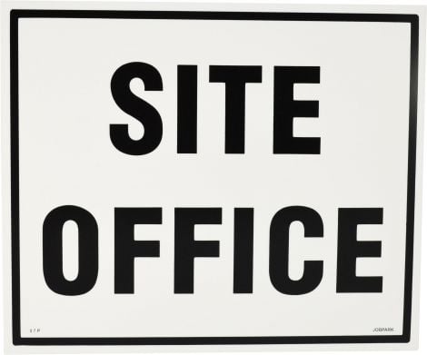 Sign - Site Office 480 x 400mm P - I7 , 