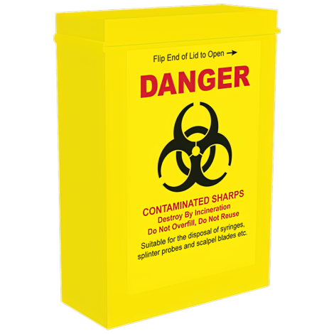 AEROHAZARD Needle Disposal Unit 90mL - ND90 , 
