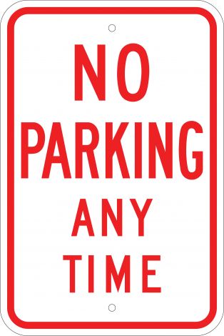 Sign - No Parking On Site 480 x 600mm P - P13 , 