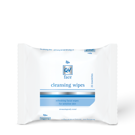 QV Face Cleansing Wipes - 25 Pack - 10584 , 