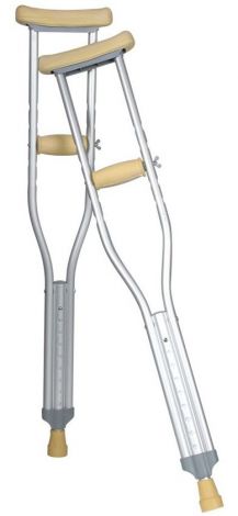 Crutch - Youth Aluminium Underarm 137cm - 157cm - RCR103 , 