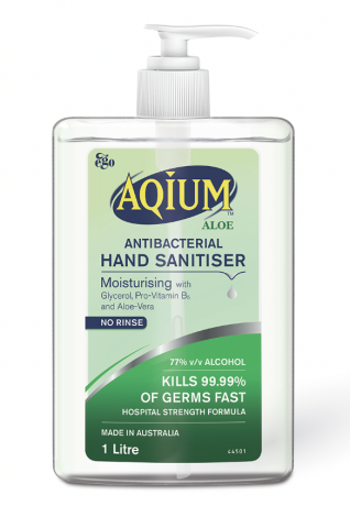 Aqium Hand Sanitiser (Aloe) - Aqium Hand Sanitiser (Aloe) , 
