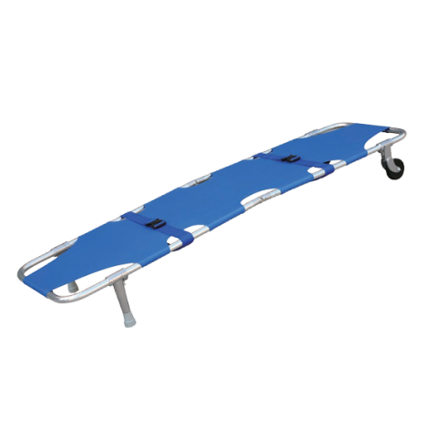 AERORESCUE Alloy Foldaway Emergency Stretcher with Wheels - STR-05 , 