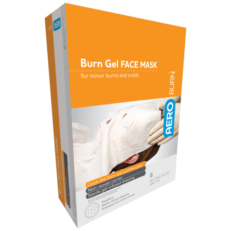 AEROBURN Burn Gel Face Mask 30 x 40cm (GST FREE) - ABD34 , 