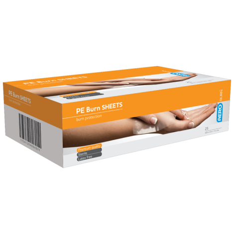 AEROBURN Polyethylene Burn Sheet 10 x 10cm Box/25 - ABS1010 , 