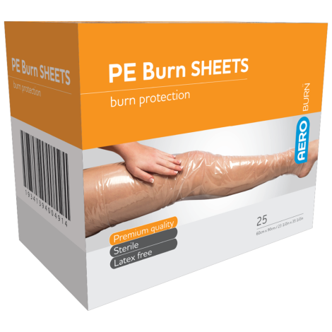 AEROBURN Polyethylene Burn Sheet 60 x 90cm Box/25 - ABS6090 , 