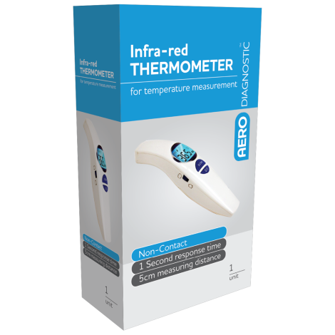 AERODIAGNOSTIC Slimline Infrared Forehead Thermometer - ADT10 , 