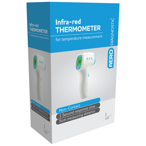 AERODIAGNOSTIC Pistol Grip Infrared Forehead Thermometer - ADT20 , 