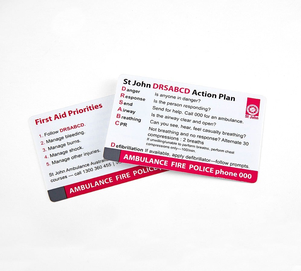 CPR Chart Wallet Card