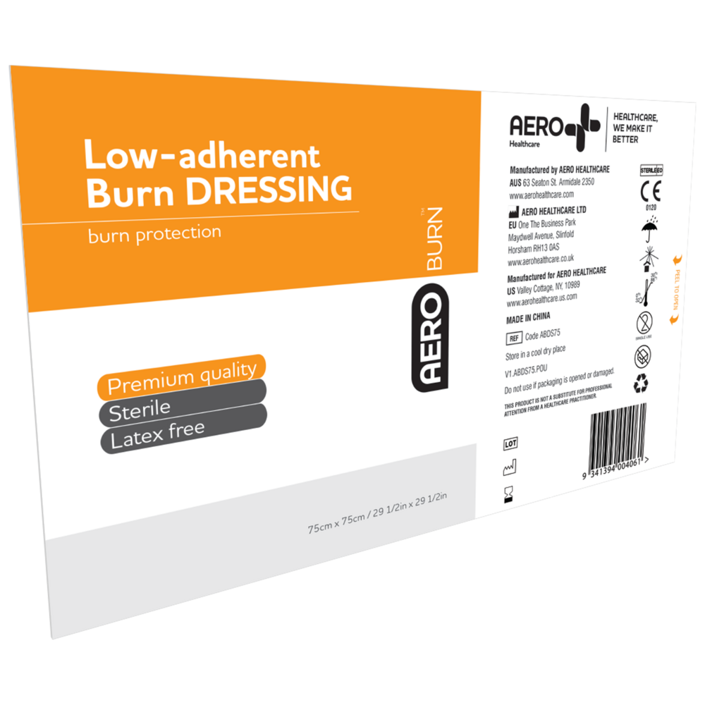 AEROBURN Low-Adherent Burn Dressing 75x75cm