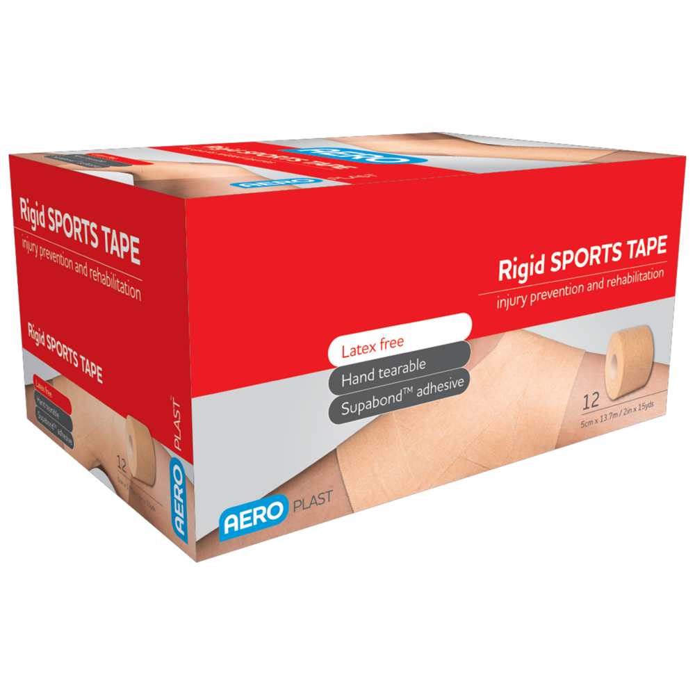 Aeroplast Rigid Sports Tape 5cm Box of 12