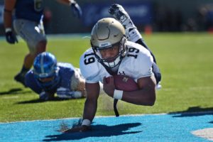 Sports player injury at football training