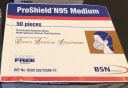 Customer photo for Respirator Mask N95 (50) Proshield Fluid Resistant